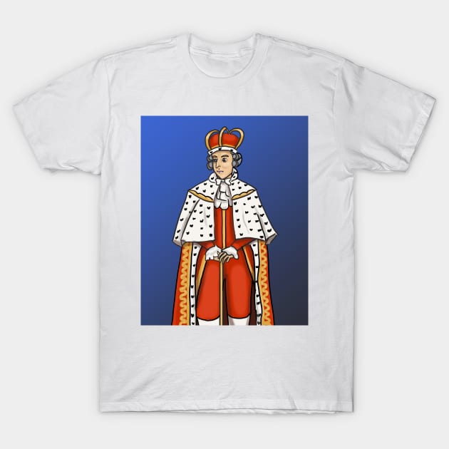 King George- Hamilton T-Shirt by tesiamarieart